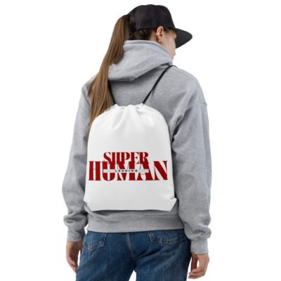 Superhuman Drawstring Bag